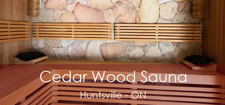  Cedar Wood Sauna Huntsville - ON