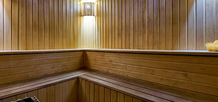 Modern Outdoor Sauna  Setup in Huntsville, Ontario