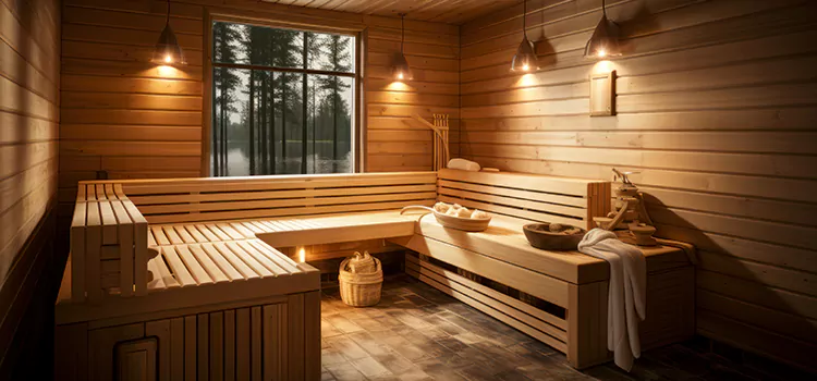 Traditional Sauna Design in Huntsville, ON
