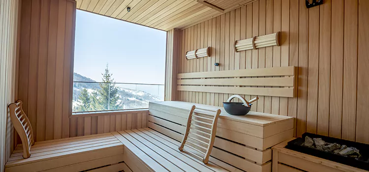 Infrared Sauna Glass Window Installation in Huntsville, ON