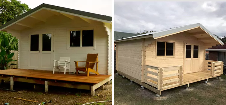 Outdoor Sauna Shed in Huntsville, ON