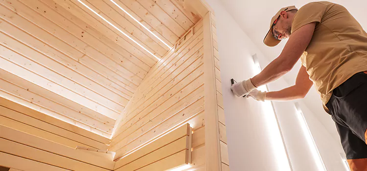 Luxury Spa-grade Sauna Setup in Huntsville, Ontario