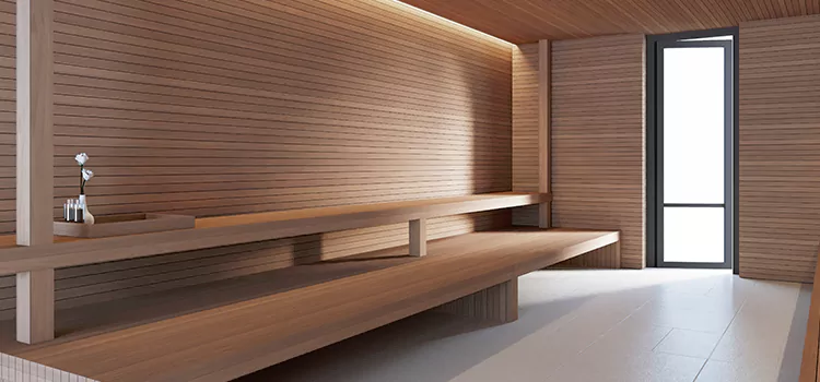 Spruce Wood Sauna Maintenance in Huntsville, ON