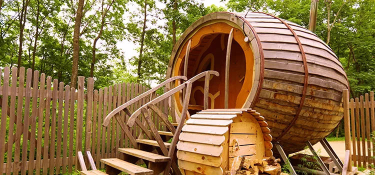 360° Panoramic Bubble Window Sauna Installation Services in Huntsville, Ontario