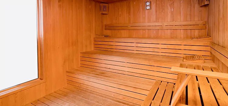 Custom Hemlock Wood Sauna Construction in Huntsville, Ontario
