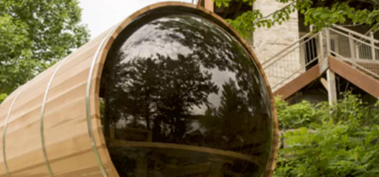 6 Person Panoramic View Sauna Maintenance and Installation in Huntsville, ON