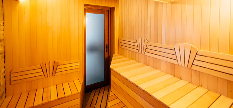Old Cabin Conversion To Sauna in Huntsville, Ontario