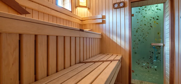 Sauna Door Handle Screw Replacement in Huntsville, Ontario