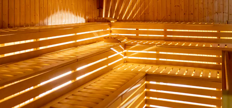 Renovation of Sauna for Gym in Huntsville, Ontario