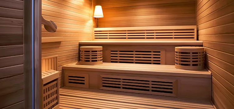 Outdoor Sauna Setup in Huntsville, ON