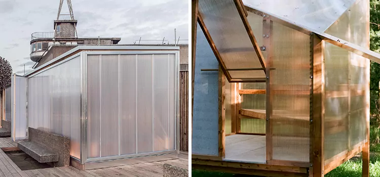 Transparent Wall Sauna in Huntsville, ON