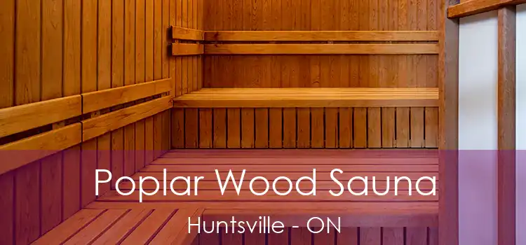  Poplar Wood Sauna Huntsville - ON