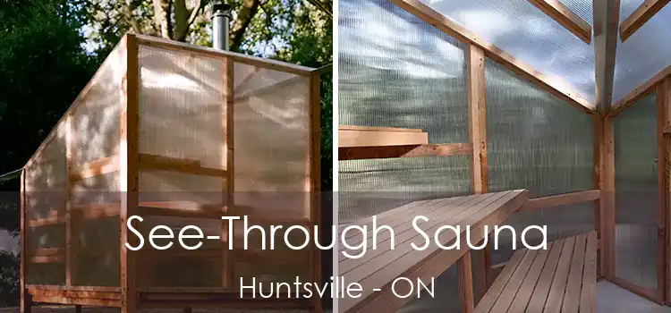  See-Through Sauna Huntsville - ON